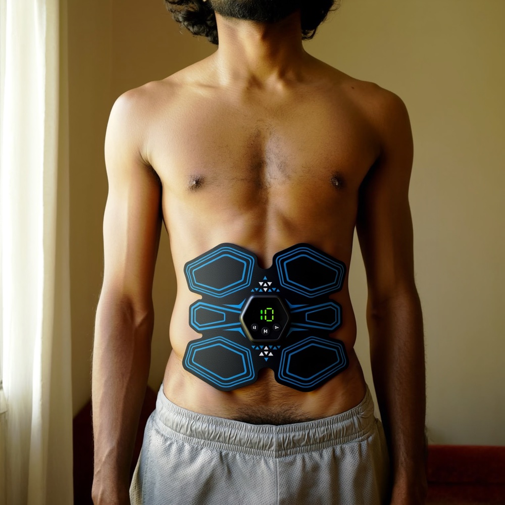 FitPro firing the abdominal muscles